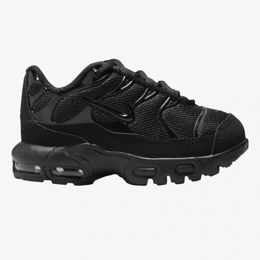 Nike Air Max Plus Td Triple Black Colorway Toddlers